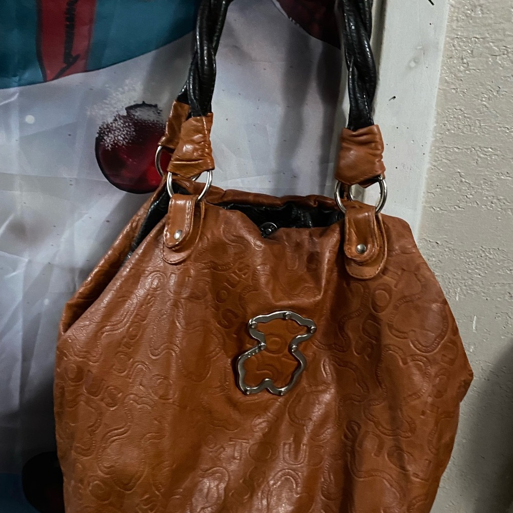 Brown Embossed Women's Bag